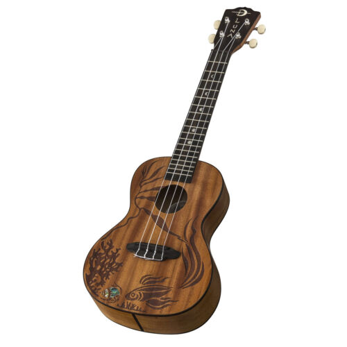 CHITARRE LUNA - UKELELE DA CONCERTO IN MOGANO MASSICCIO / UKE - CORALLO - Foto 3 di 6