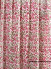 5 Yard Hand Block Print Cotton Indian Dressmaking Fabric Craft Sewing White Pink