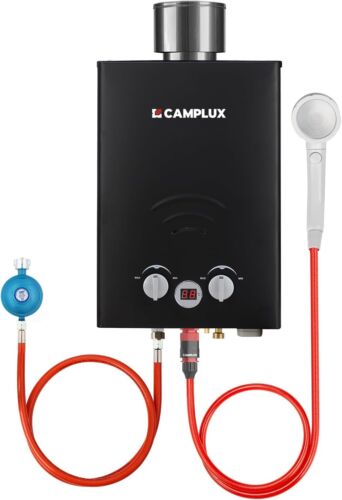 CAMPLUX Campingdusche Durchlauferhitzer Wasserboiler Tragbar Camping Dusche 12kW - Bild 8 von 8
