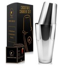 Boston Cocktail Shaker Professional Grade Unweighted 18oz & Weighted 28oz