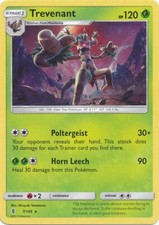 Trevenant 7/145 Rare - Pokemon Sun & Moon Guardians Rising Card
