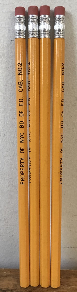 Vtg Set 4 NYC Board Of Education New York Board of Ed CAB No