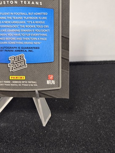 DESHAUN WATSON 2017 Donruss Optic #195 Blue Prizm RC Auto Rated Rookie BROWNS  - Picture 9 of 10