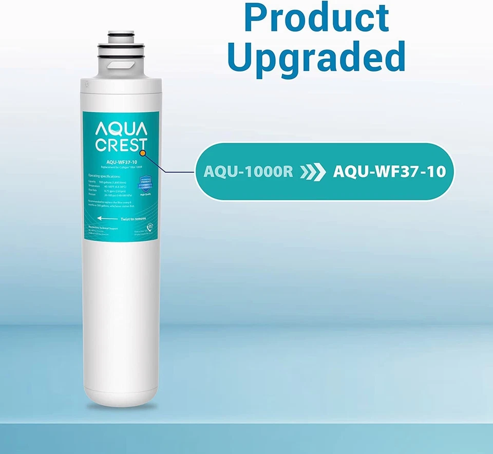 AQUACREST 1000R Water Filter, Replacement for Culligan 1000R Cartridge, 3 Packs - Image 2 of 4