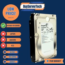 Seagate ST2000NM0023 2TB 7200RPM 6Gb/s 3.5" SAS HDD | Constellation ES.3 | 1 Yr