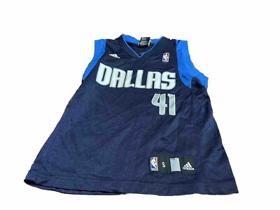 Adidas Jersey Boys Blue Dirk Nowitzki #41 Dallas Mavericks NBA