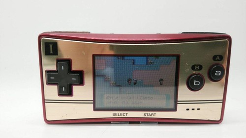 Nintendo Game Boy Micro 20 Aniversario Edición Limitada Modelo Famicom - Probado - Imagen 8 de 9