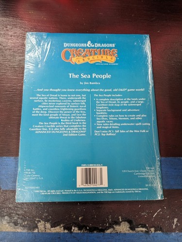 The Sea People Creature Crucible PC3 9277 Dungeons and Dragons TSR in Schrumpf - Bild 2 von 3
