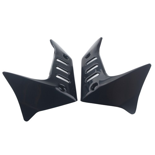 Left & Right Side Radiator Fairing Cover Panel Black For Kawasaki Z750 2004-07 - Picture 8 of 9