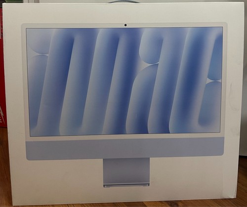 Apple iMac 24" (Fall 2024) - Blue - Apple M4 Chip (10-Core GPU / 16GB RAM / 256G - Foto 5 di 5