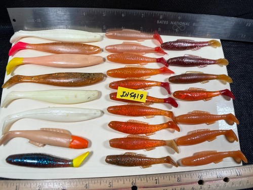 Cebos de plástico suave Cocahoe y similares de 2" a 5" varios colores TU ELECCIÓN IN5413 - Imagen 53 de 53