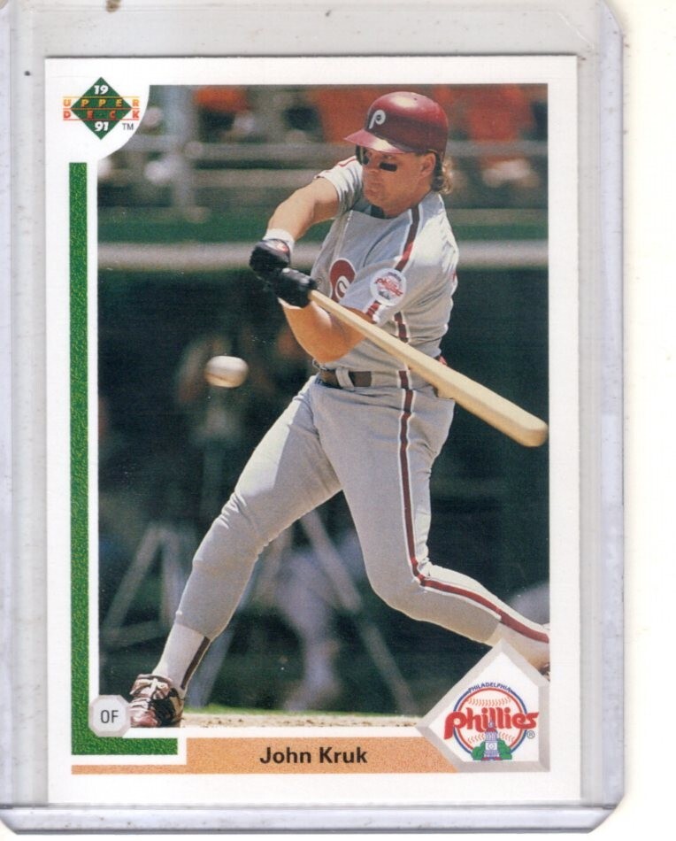 1991 Upper Deck - #199 John Kruk Philadelphia Phillies baseball card
