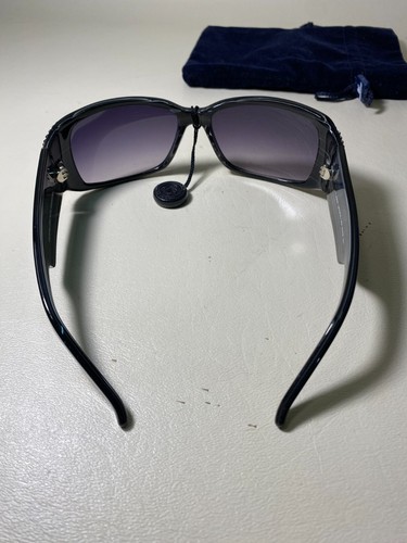 Occhiali da sole J.C Jimmy Italy cristallo Swarovski nero GL828 C01 fermaglio capelli abbinato - Foto 5 di 16