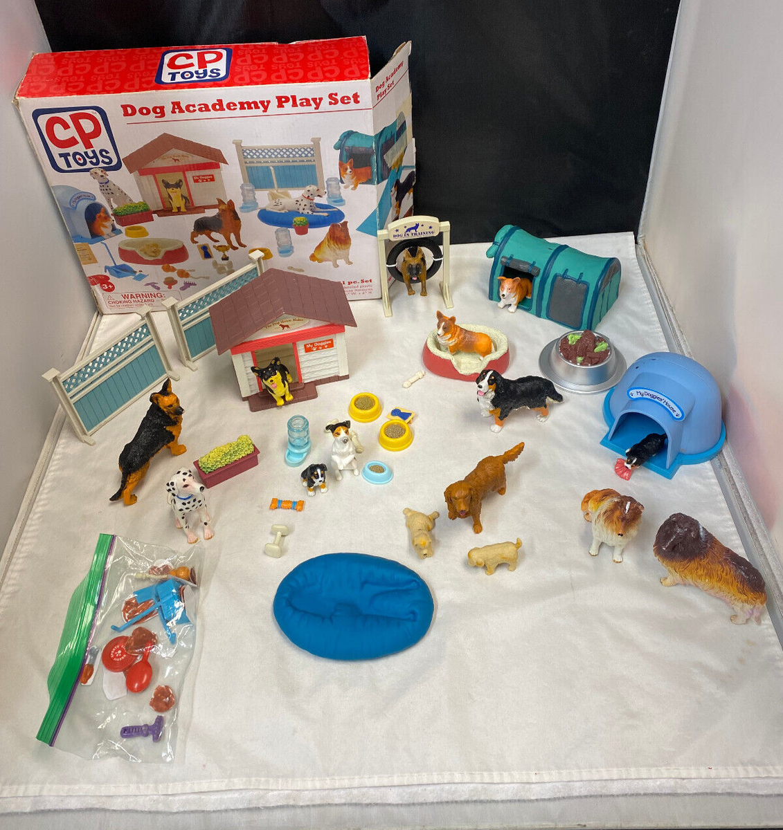 Vtg Keenway Dog Academy Playset CP Training Agility Toy Incomplete