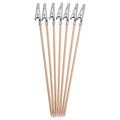 100 Pcs Olemonade Model Sticks Set Clips Bamboo