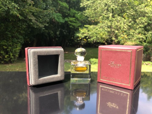 RARE FLACON PARFUM CRISTAL - PARFUM 7 ML - COFFRET - Foto 2 di 4