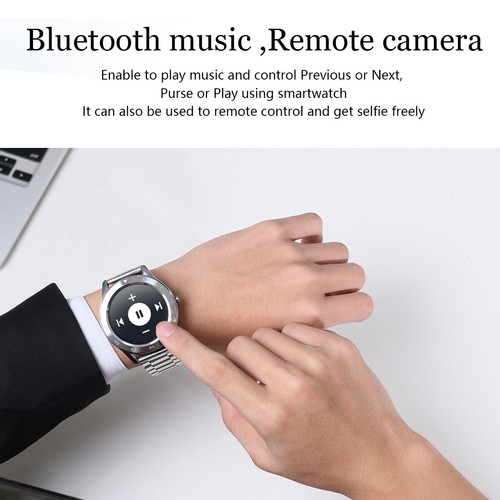 Luxury Smart Watch for Men Business Wristwatch 1.3 inch Touch Screen Smartwatch - Picture 9 of 17