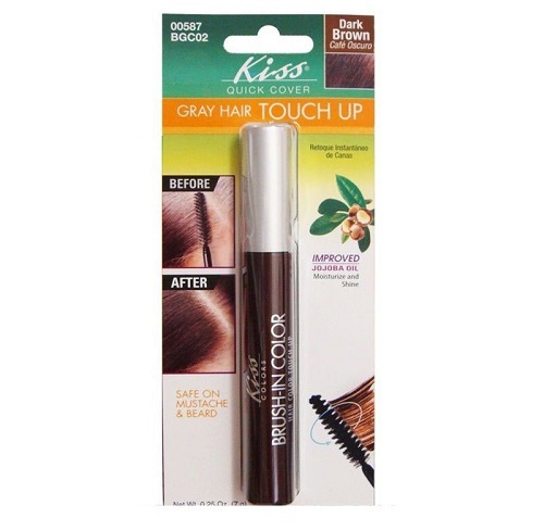 Kiss Hair Color Touch Up Brush in Color Cover the Gray Hair-6 colors-YOU PICK!! - Picture 7 of 19
