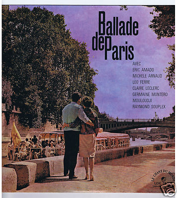 LA BALLADE DE PARIS LP L.FERRE M.ARNAUD MOULOUDJI G.MONTERO