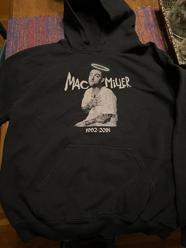 Mac Miller Hooded Sweatshirt Tribute Well Loved Hip Hop RIP - Picture 1 of 3