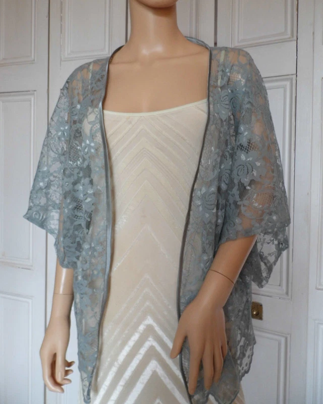 Grey shop lace jacket