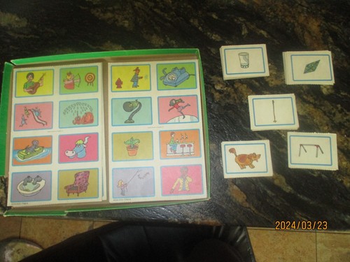 1977 Missing Parts Lotto Milton Bradley Visual Perception Early Ed Sesame Street - Picture 2 of 10