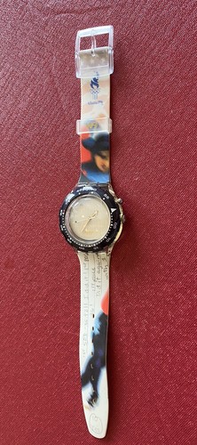 New Swatch Watch 1996 Olympic Legends Limited Edition Speed Skating - Dan Jansen - Picture 1 of 9