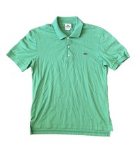 Lacoste Green Short Sleeve Polo Shirt French Men  s Size 3   