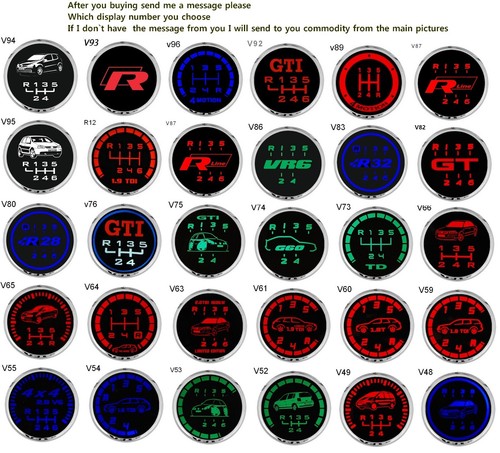 SPEED SHIFT GEAR KNOB RED LED ILLUMINATED AUDI - a4 ,a6 80 b4 b5 c5 c4 - Bild 5 von 19