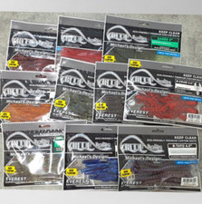 Bluebait 10PCS Set Basskiller Bass Worm Soft Bait Large Pack