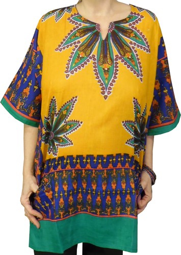 Womens Marijuana Cannabis Hemp Shirt American Dashiki 100% Cotton - Picture 4 of 36