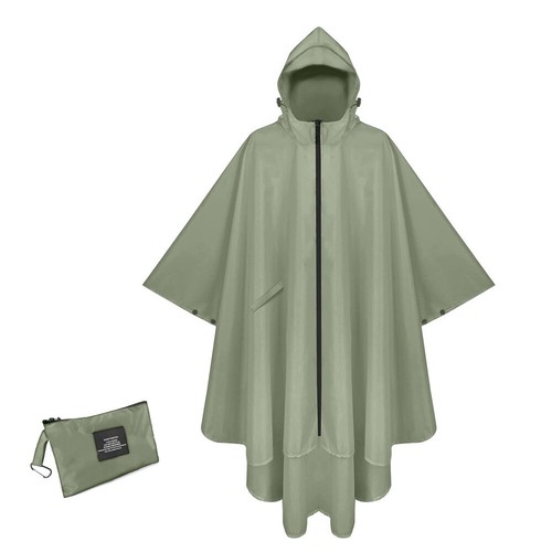Fashion J&K Style Unisex Portable Raincoats Rainproof Hiking Cycling Rain Cape - Picture 16 of 53