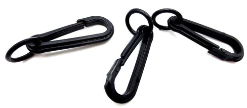 Clip de cordón para objetos pequeños ligeros de 1 3/16" de largo, negro, ¡envío gratuito! - Imagen 8 de 12