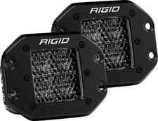 RIGID Industries 212513BLK D-Series PRO Midnight Edition, Spot Diffused, Flush M
