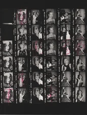 Contact Photo Sheet & Negatives Brooke Shields Tatum O'Neal Ivana Trump Norville