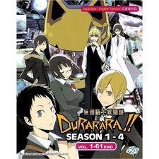 Durarara! Season 1-4 Vol.1-61 END Complete Series Anime NEW DVD [English Dubbed]