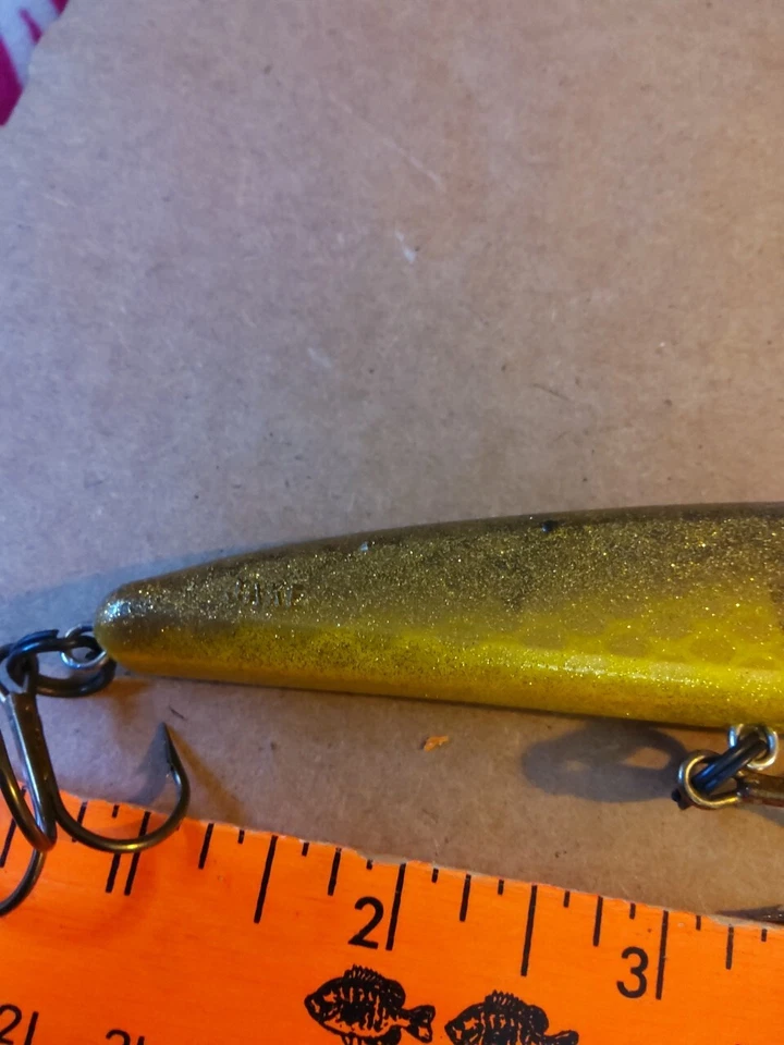 Señuelo Musky Mania Jake J6 marrón/dorado Foto 4 de 4