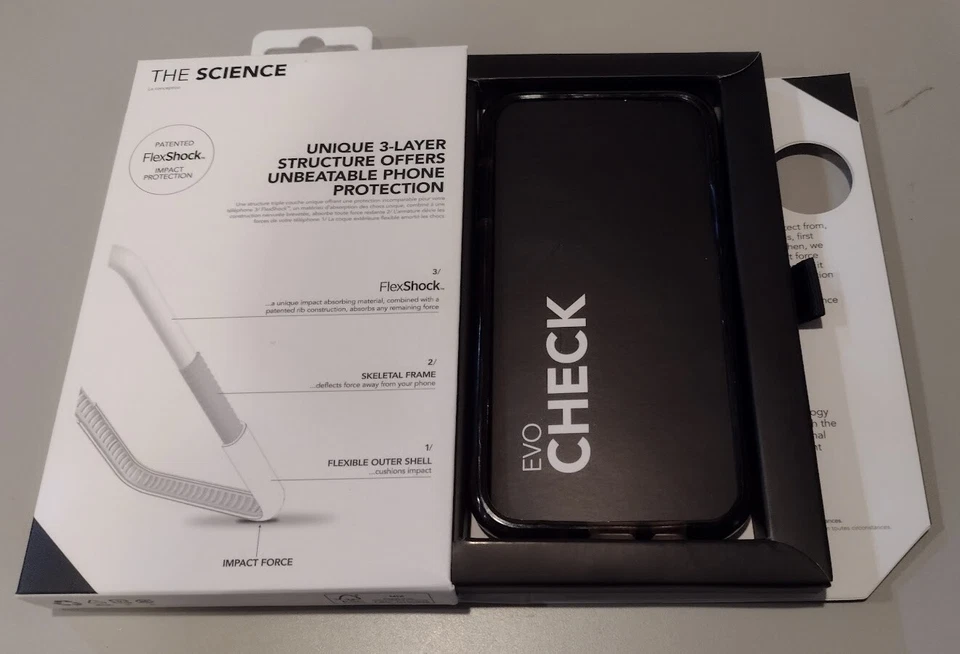 Funda Gel Tech21 Evo Check NEGRA para Samsung Galaxy J3 Eclipse J3 Mission Foto 3 de 4