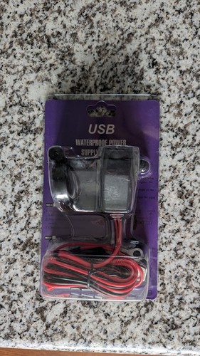 Waterproof Motorcycle 12V Dual USB Charger Power Supply Cigarette Lighter Phone - Bild 1 von 5