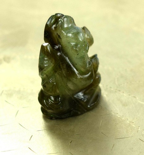 Natürlicher Lord Ganesha Labradorit Edelstein Figur ideales Geschenk zum Jahrestag - Bild 5 von 11
