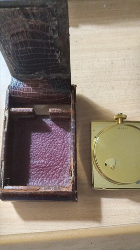 REISEWECKER " JAEGER LECOULTRE " - 8 TAGE - REPARATURBEDÜRFTIG - Bild 8 von 13