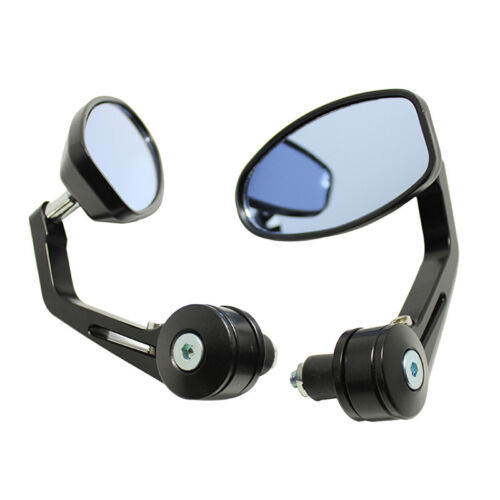 Motorcycle Handlebar End Side Mirrors 7/8" For Kawasaki Z1000 Z900 Z800 Z650 MT - Picture 2 of 8