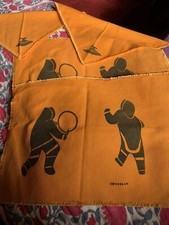 Vintage Helen Kalvak Inuit 2 placemats & 2 Napkins Holman Burlap