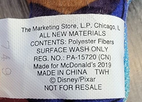 Disney Pixar Soul McDonalds Happy Meal Toy Joe Gardner 2 Sided Plush & 22 Clip - Picture 4 of 8
