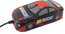 Hi Rev Nascar USB Computer Mouse W/Scroll Car Shaped