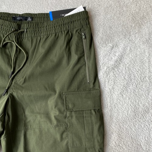 Tahari Odyssey Tech Cargoshorts für Herren XL waldgrün erweiterbarer Bund neu mit Etikett - Bild 3 von 11
