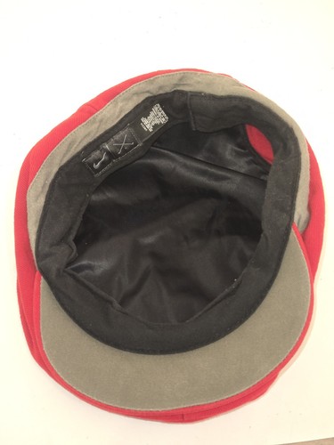 Vintage 90s Nike Golf Red Newsboy Cap Hat Michael Jordan Bulls Colorway Sz Large - Picture 6 of 9