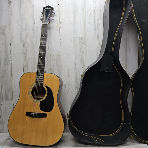 *RARE* Ventura Bruno V6 Acoustic Guitar Fretted Imstruments -Original Case Japan