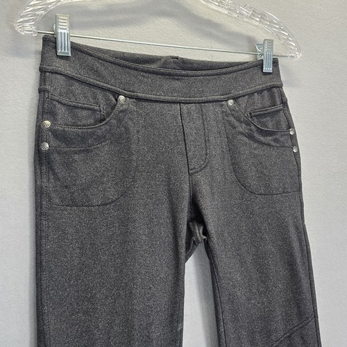 Pantalon femme Athleta stretch à enfiler gris poches taille S - Photo 3/12