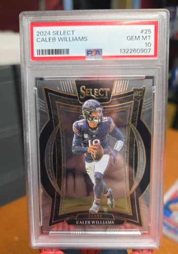 2024 PANINI SELECT #25 CALEB WILLIAMS PSA 10 ROOKIE CARD